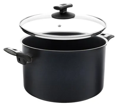 Obrázek produktu pro KOLIMAX BLACK GRANITEC hrnec s poklicí 26cm 8,0l