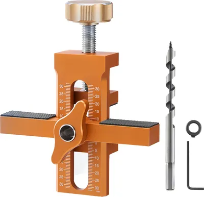 Produktbild von Schranktür-Montagevorrichtung, Werkzeugsatz, Installationspositionierer, verstellbarer Positionsnivellierer aus Aluminiumlegierung für die Holzbearbei
