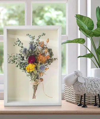 Productafbeelding van Famanu Vitrine, 3D displaybox voor herinneringen, medailles - Wit, 23x32 cm