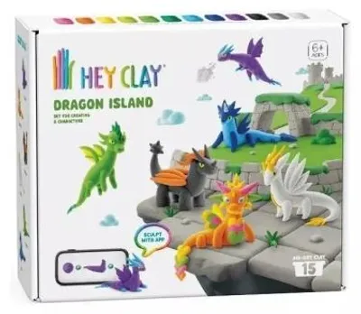 Obrázek produktu pro Ahoj, Clay – Ostrov draků + příslušenství – TM Toys