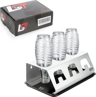 Produktbild von Abtropfgestell Flaschenhalter Abtropfhalter Edelstahl für SodaStream Crystal Duo