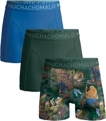 Produktbild von Muchachomalo Herren Boxershorts – 3er Pack – Baumwolle Stretch – Bequeme Unterwäsche – Größe 6XL - U-OUTLT1010-348