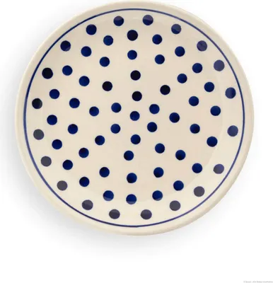 Produktbild von Original Bunzlauer Keramik Teller Ø19,5 cm Frühstücksteller Speiseteller Essteller Kuchenteller flach im Design 37