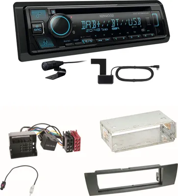 Produktbild von Kenwood KDC-BT560DAB Bluetooth Digitalradio Einbauset für BMW E90 E91 E92 E93