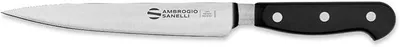 Immagine prodotto di Ambrogio Sanelli - Maitre - Coltello in acciaio inox all'azoto - Coltello flessibile per sfilettare cm 18