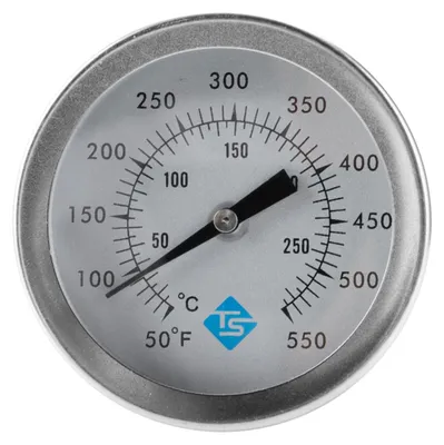 Immagine prodotto di INF Termometro Bimetallico Acciaio Inox 5.2cm per BBQ Forno e Caldaia