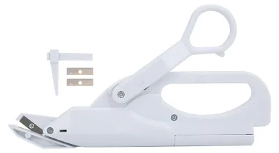 Immagine prodotto di Forbici elettriche da sarto per uso domestico, forbici per lavori manuali, forbici per tessuti, utensile da taglio, bianco