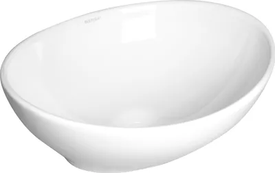 Produktbild von Kerra KR-707 weißer Keramik-Design-Waschtisch