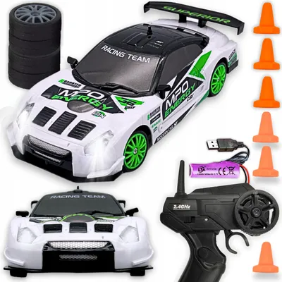 Produktbild von RC 4x4 Drift-Auto ferngesteuert, Nissan Gt-R, 2.4 GHz Fernbedienung, Akku