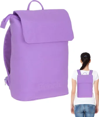 Produktbild von Rucksack Damen klein Bench York Loft Fashion small medium DIN A4 Bürotasche Handtasche Tasche Büro Freizeitrucksack 64200 1800 Lila Pastell + Etui