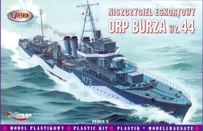 Obrázek produktu pro Mirage Hobby Torpédoborec ORP Burza 1944 1:400 40066
