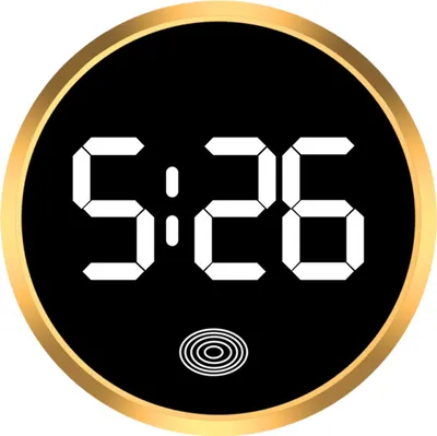Produktbild von Digitale Armaturenbrettuhr fürs Auto, Autouhr, LED-Zeitanzeige, berührungsaktivierte Autouhr, zum Aufkleben auf die Uhr für das Armaturenbrett