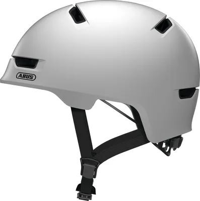 Immagine prodotto di Casco da città ABUS Scraper 3.0 - Robusto casco da bici a guscio duro per il traffico cittadino - per uomo e donna - Bianco opaco, taglia M (54-58 cm?)