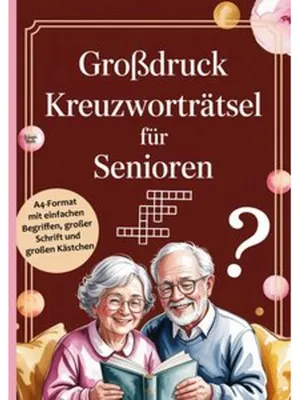 Produktbild von Großdruck Kreuzworträtsel für Senioren
