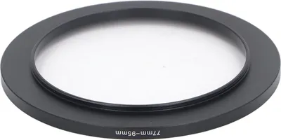 Produktbild von Filterring-Adapter, professionell, 77 mm bis 95 mm, Vollmetallobjektiv für Kamerazubehör