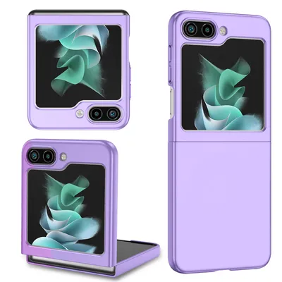 Obrázek produktu pro Pouzdro pro Samsung Galaxy Z Flip 5, tenké tvrdý PC odolné proti poškrábání pouzdro Fialová