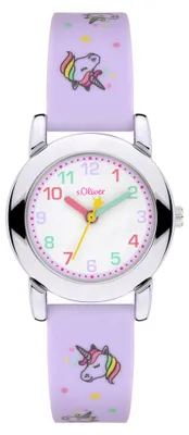 Produktbild von s.Oliver Uhr Kinder-Armbanduhr Kids Mädchen Silikon SO-4509-PQ
