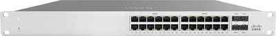 Produktbild von Cisco Meraki MS125-24P, Managed, L2, Gigabit Ethernet (10/100/1000), Power over Ethernet (PoE), Rack-Einbau, 1U
