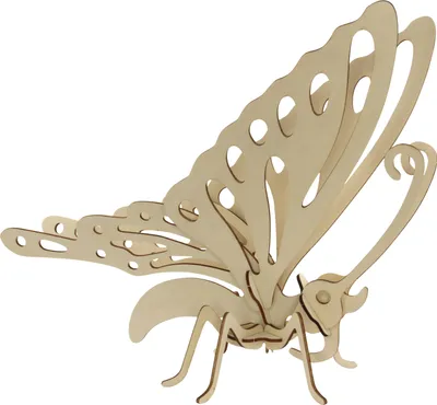 Produktbild von SOL-EXPERT 3D Holz Puzzle Schmetterling