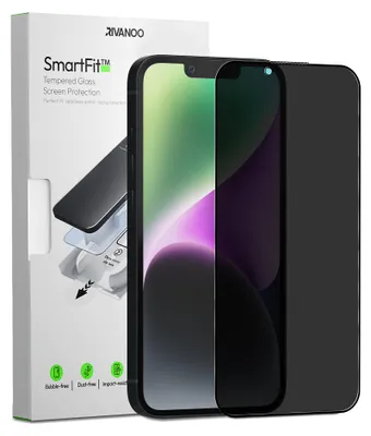 Zdjęcie produktu dla 1-pak iPhone 14 Szkło ochronne na ekran Privacy - Szkło hartowane | [Automatyczna instalacja] - Bez bąbelków
