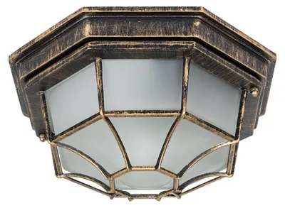 Produktbild von ARTE LAMP Deckenlampe – LED Deckenleuchte – bronzefarbene Metall-Lampenfassung und weißer Lampenschirm – Beleuchtung mit Kabel