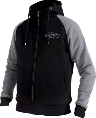 Produktbild von John Doe 2Color Hoodie, schwarz/grau, XS