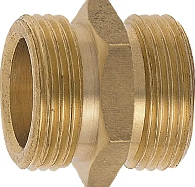 Produktbild von GEKA-Gewindenippel ; 2 x AG G 3/4" MS mit Sechskant