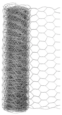 Kippengaas, verzinkt, 35 cm x 15 m, Sechseckgeflecht für Zaun