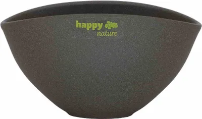 Produktbild von Keramik Schale Madeira dunkel grau struktur L 19 cm H 10 cm