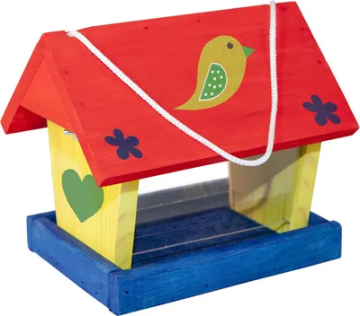 Produktbild von WINDHAGER Vogelhaus Bausatz inklusive Farben und Pinsel