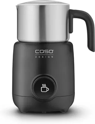 Produktbild von CASO PremiumLatte XL Milchaufschäumer 1 l, Induktion, 9 Programme, heißer und kalter Milchschaum, Milch und Pflanzendrink, Edelstahlbehälter