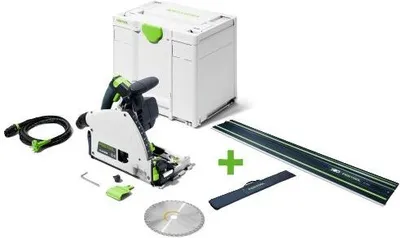 Produktbild von FESTOOL Tauchsäge TS 60 KEBQ-Plus + FS 1400/2 BL + FS-BAG 1400 - 576721_B