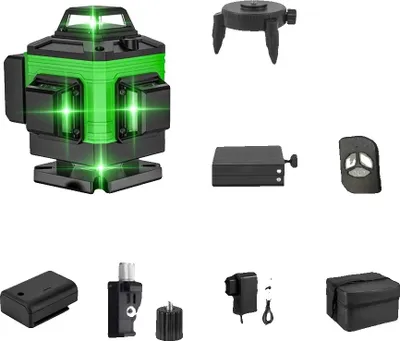 Obrázek produktu pro Laserová vodováha, 12/16 čar, funkce automatického vyrovnání, 16 čar