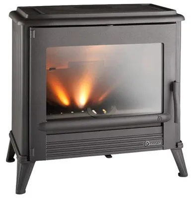 Image de Poêle à bois fonte modena anthracite - Invicta - 9175-44 - moderna