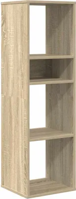 Obrázek produktu pro vidaXL Knihovna Sonoma dub 34x31x112 cm Materiál na bázi dřeva