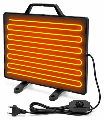 Wärmeplatte für Küken 39x29 cm, 160 W, 10–75 °C, Flächenheizung