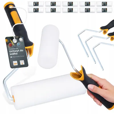 Produktbild von TRCR Schaumstoff-Farbroller-Set 15 cm Malerbedarf für Wände