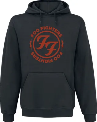 Produktbild von Foo Fighters Kapuzenpullover Herren Logo Red Circle schwarz S