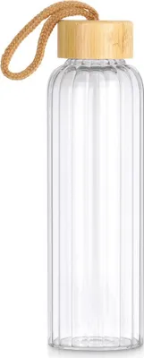 Produktbild von Vilde | Glasflasche - Transparent - 500 Ml - Wasserflasche - Wiederverwendbare Flasche