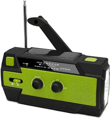 Image de Radio solaire avec lampe pour le camping