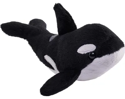 Imagen del producto de Bolsa ecológica de peluche con forma de ballena - 13 cm