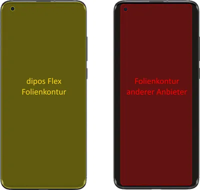 Obrázek produktu pro 3x ochranná fólie pro Xiaomi Mi 10S, 100% pokrytí displeje, dipos Flex