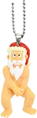 Produktbild von Lustiger nackter Weihnachtsmann, Weihnachtsschmuck, freche Acryl-Weihnachtsbaum-Hängedekoration, Scherzgeschenke für Feiertagsparty-Zubehör