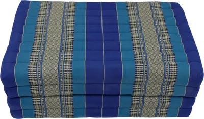 Produktbild von Fine Asianliving Thaimatte Faltbar Kapokfüllung 80x200cm XXXL Thai Kissen Meditation Matte Matratze Kapok 301-O07