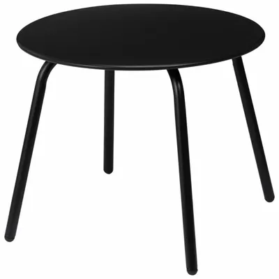 Produktbild von HOWHOMELY | Seitentisch - Kaffeetisch - schwarz - 50 x 40 cm - aus Metall - Couchtisch - Dekorativ