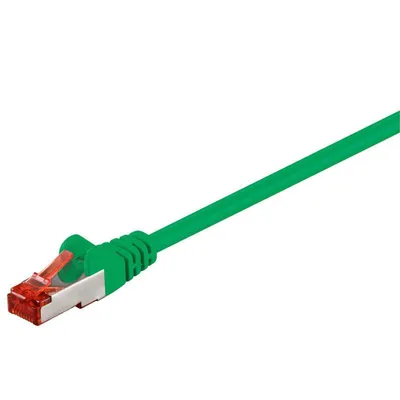 Produktbild von goobay Patchkabel Cat 6 S/FTP PIMF grün 10 m