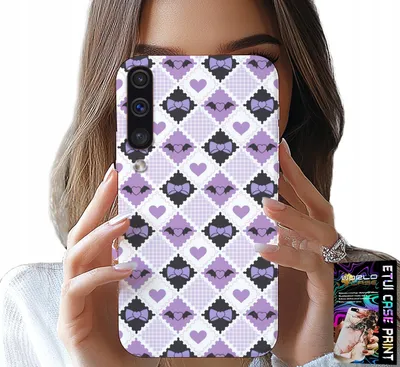 Image de Étui Pour Samsung Galaxy A70 - Fashion Hearts Bow + Glass