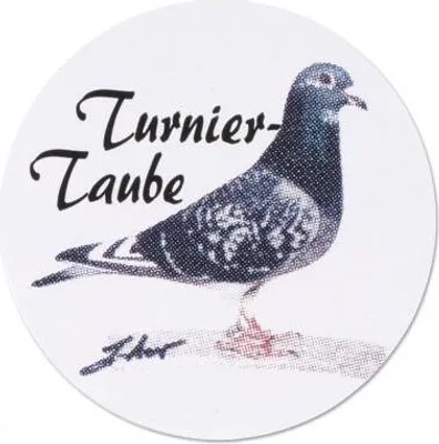 Produktbild von Auto-Aufkleber - Turnier-Taube - Gr. ca. 6 cm - TB754/3