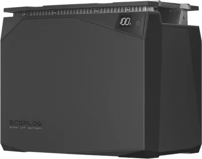 Produktbild von EcoFlow LFP Batterie schwarz 2 kWh