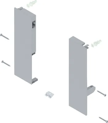 Immagine prodotto di Staffa anteriore Blum Tandembox Antaro altezza D - Staffa anteriore adatta all'estrazione interna, plastica grigia